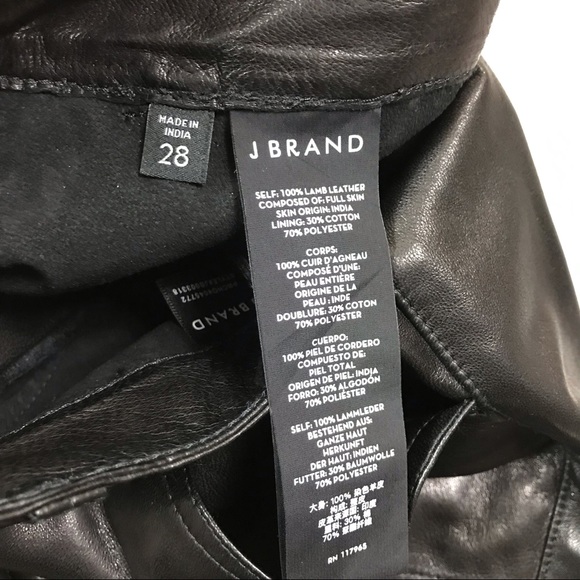 J Brand Arjun genuine leather joggers - Picture 9 of 11